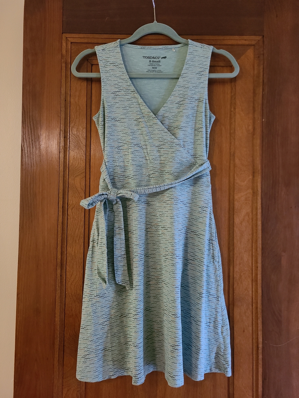 Toad&Co Organic Cotton Wrap Style Dress